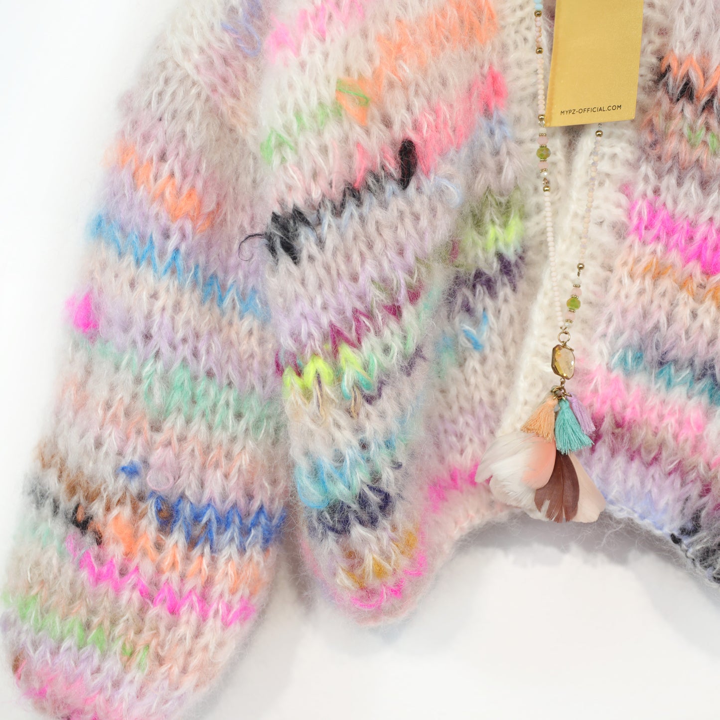 Breipatroon – MYPZ Chunky Mohair Cardigan Scrap Yarn No12 (ENG-NL-DE)