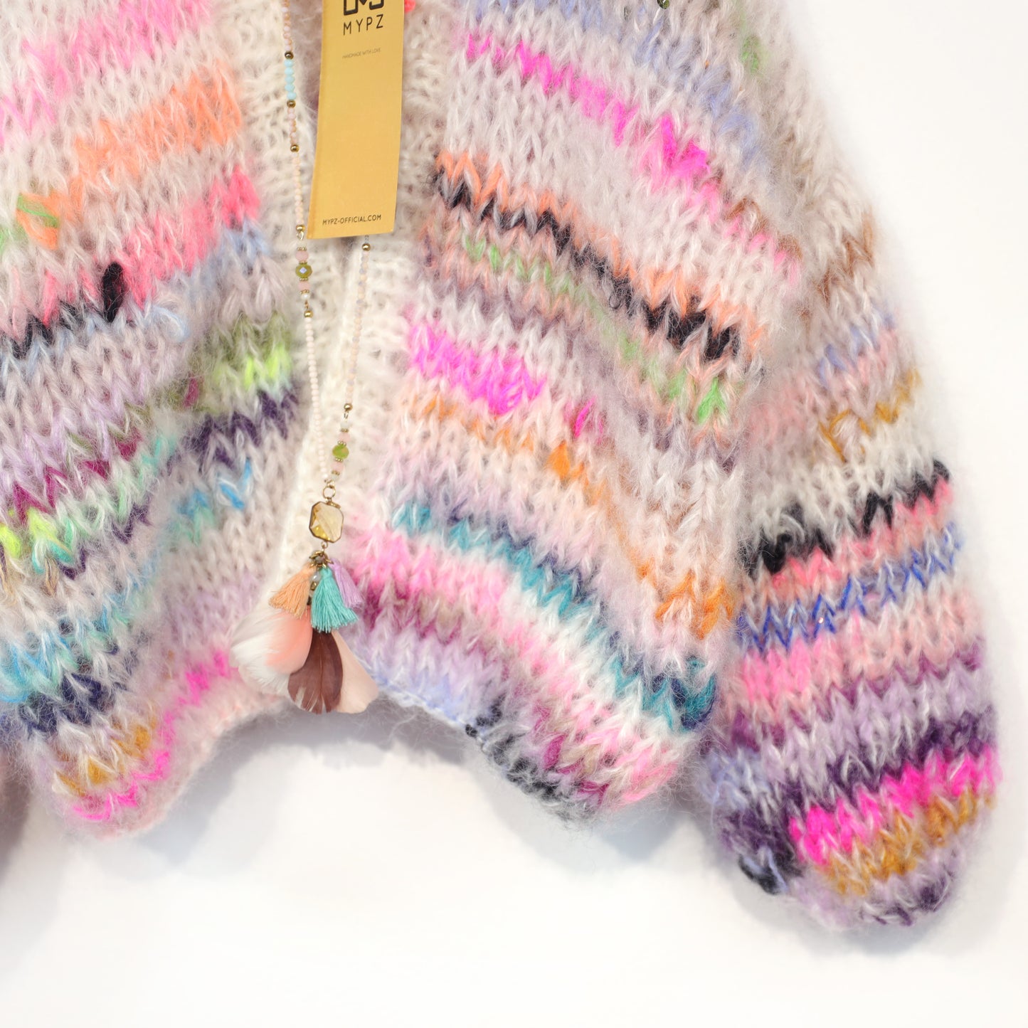 Breipatroon – MYPZ Chunky Mohair Cardigan Scrap Yarn No12 (ENG-NL-DE)