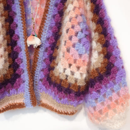 Haakpatroon - MYPZ Hexagon Cardigan Pink Vibes (ENG-NL-DE)