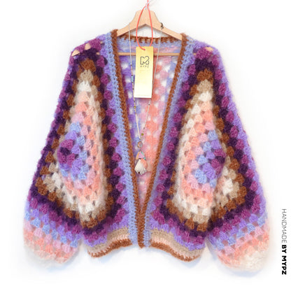 Haakpatroon - MYPZ Hexagon Cardigan Pink Vibes (ENG-NL-DE)