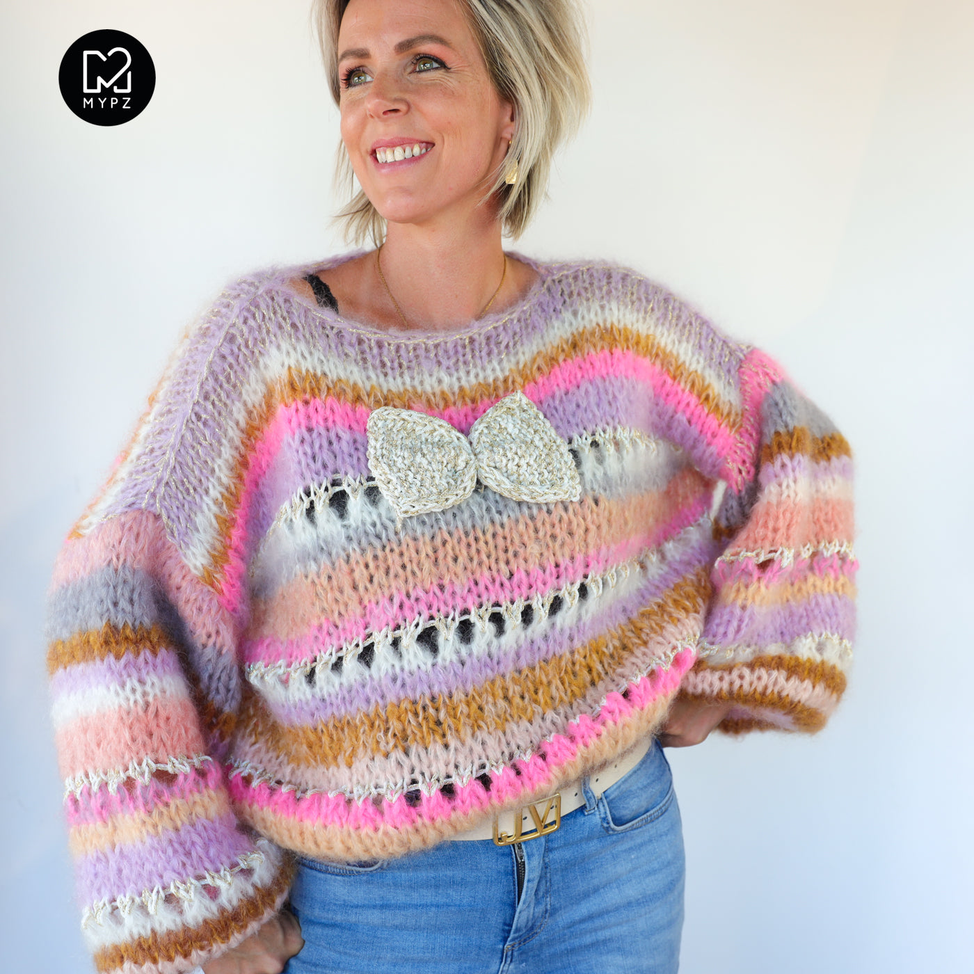 MYPZ Chunky Mohair pullover Bijoux