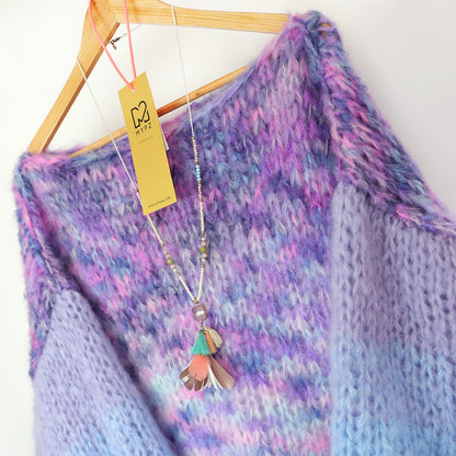 Breipakket – MYPZ Basic Chunky trui Heliotrope No15 (ENG-NL-FR-DE-ES)