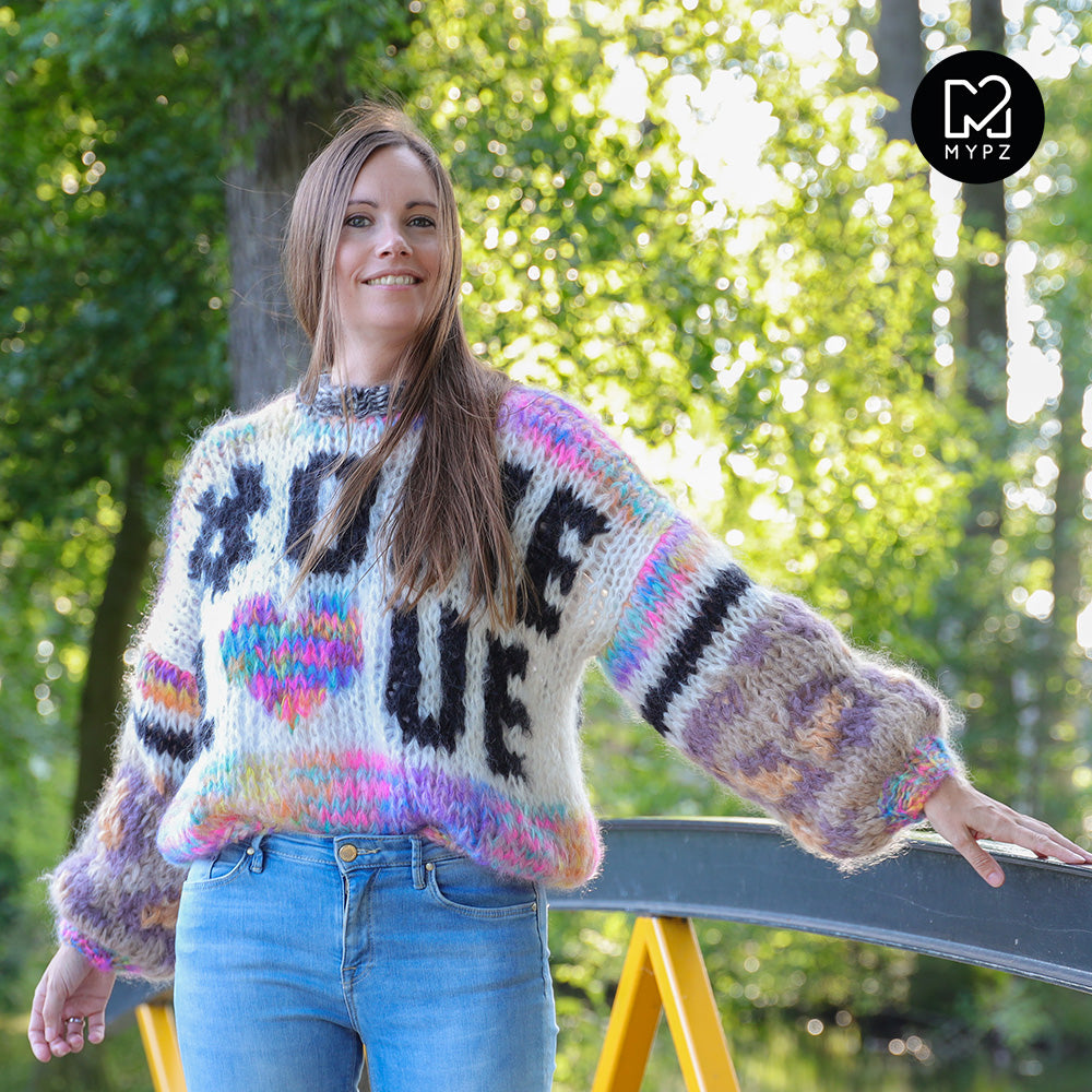 Breipakket – MYPZ Chunky Mohair Pullover #ONELOVE No15 (ENG-NL)