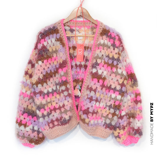 Haakpakket - MYPZ Mohair vest Pastel Bloom (ENG-NL-DE)