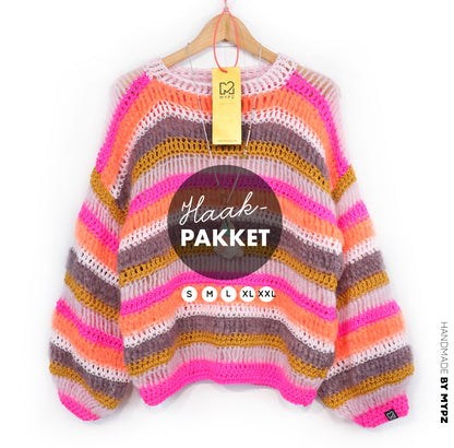 Haakpakket – MYPZ Chunky pullover Georgie (ENG-NL-DE)
