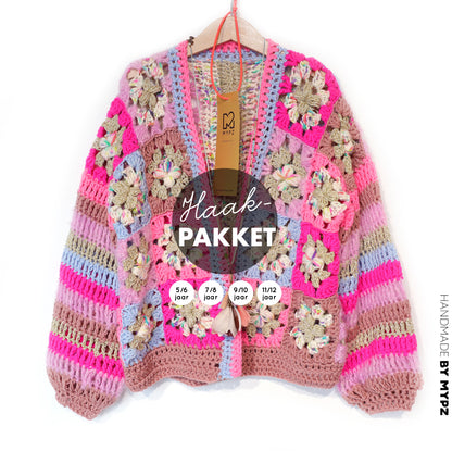 Haakpakket - Flowergranny vestje Fusion voor kinderen