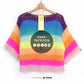 Haakpatroon – MYPZ gehaakte rainbow top (ENG-NL-DE)
