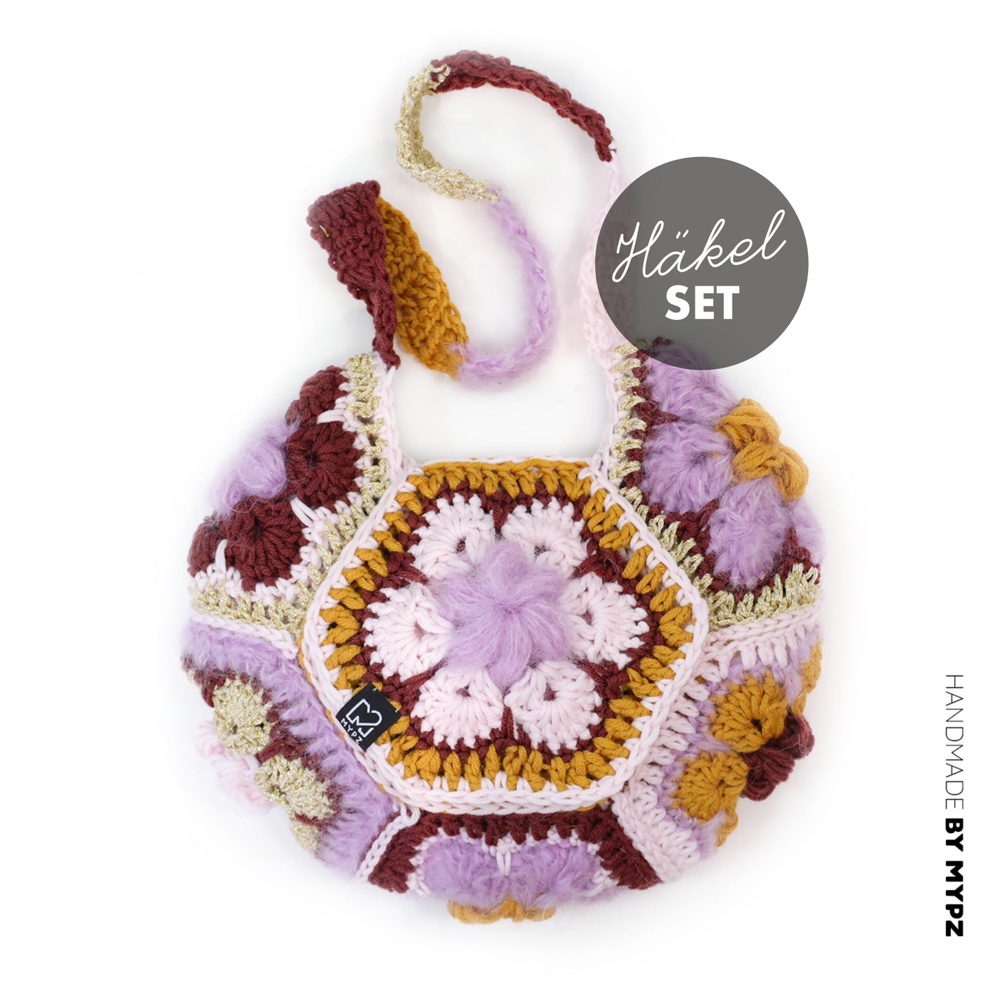 Haakpakket - MYPZ hexagon tas Champagne (ENG-NL-DE)