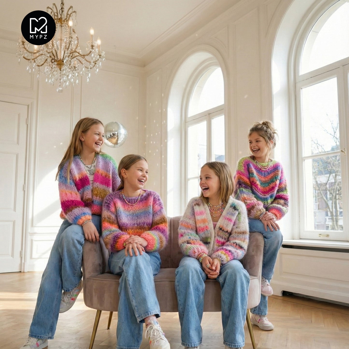 Knit pattern – MYPZ Chunky Mohair KIDS Pullover Wave No12 (ENG-NL-DE)