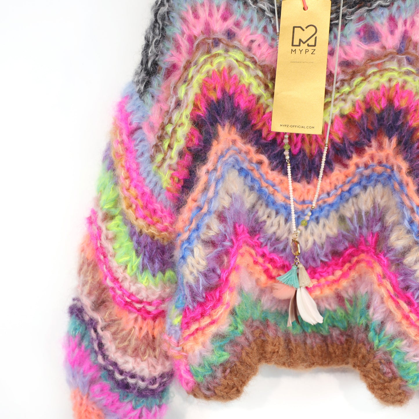 Knit pattern – MYPZ Chunky Mohair KIDS Pullover Wave No12 (ENG-NL-DE)