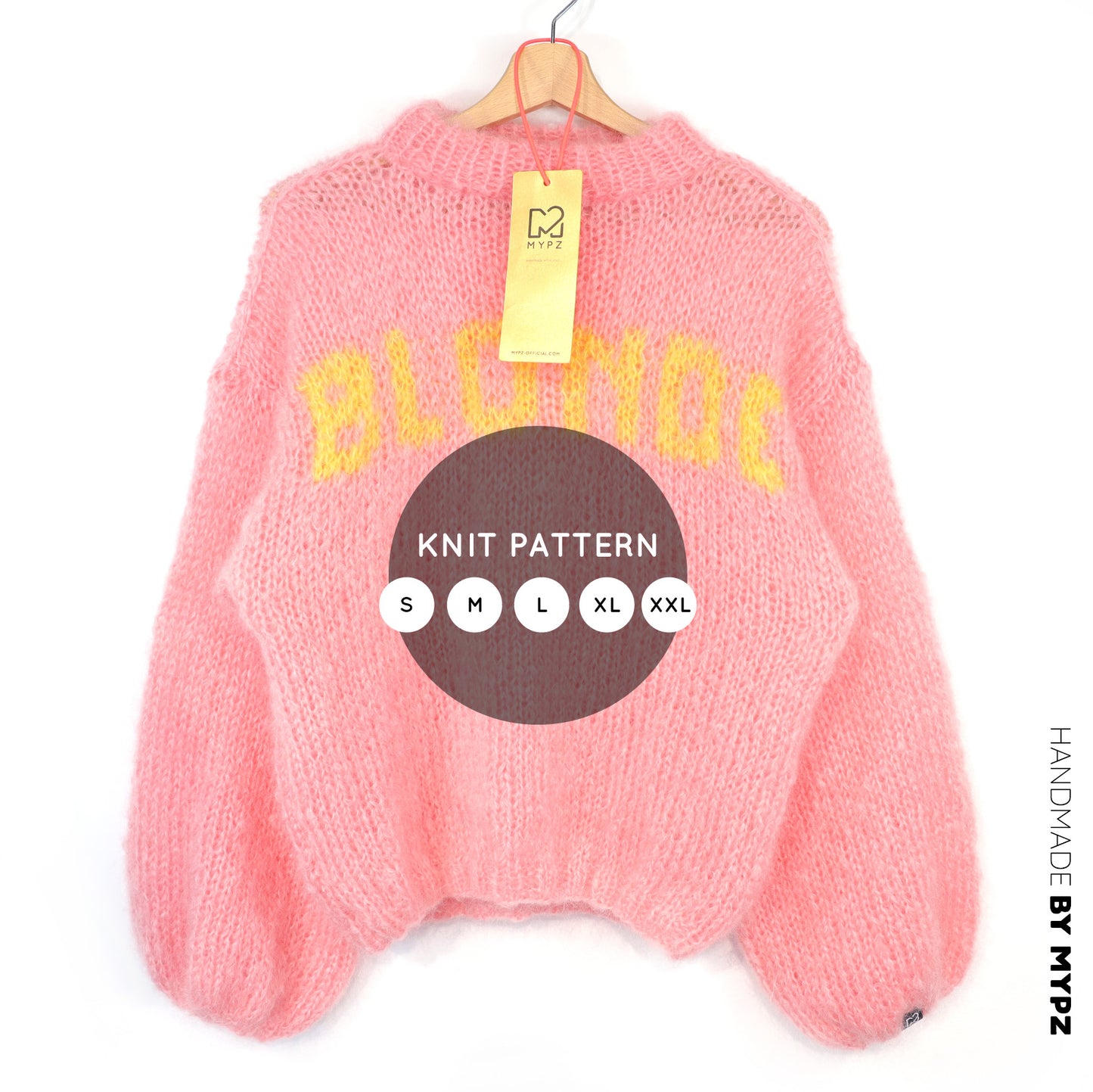 Knit pattern – MYPZ Light Mohair Pullover Blonde No8 (ENG-DE-NL)