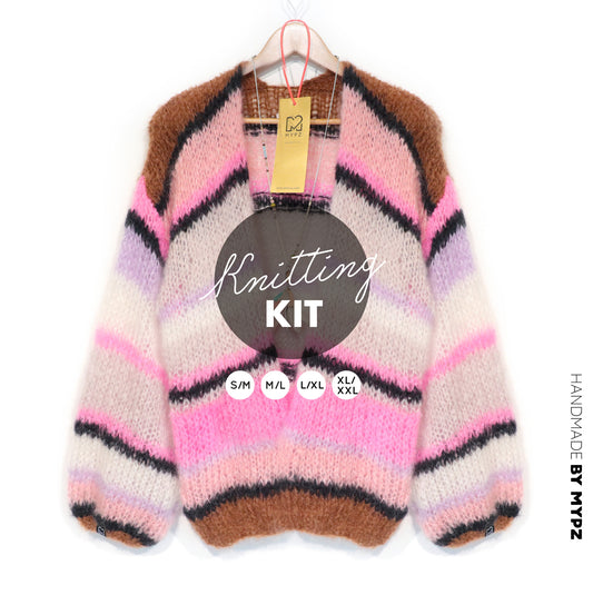 Breipakket – MYPZ Basic Light Mohair Cardigan Jeanie No10 (ENG-NL-DE)