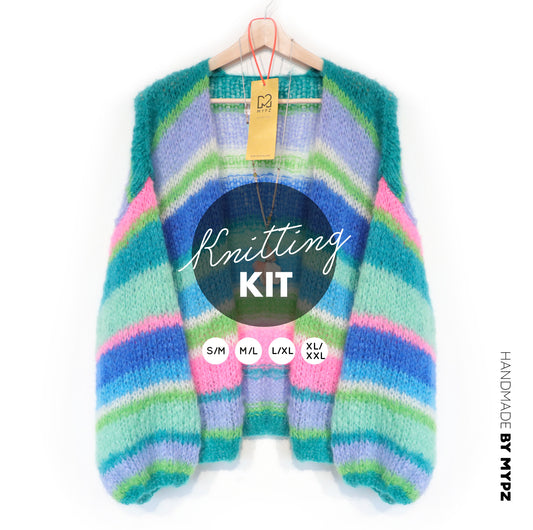 Breipakket – MYPZ Basic Light Mohair Cardigan Shamrock No10 (ENG-NL-DE)