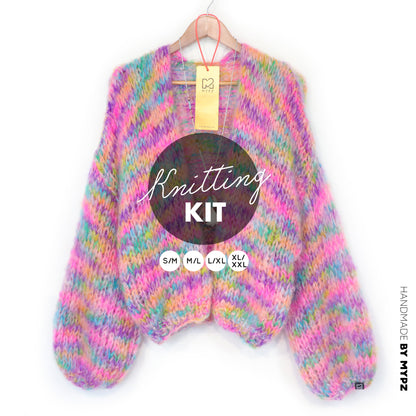 Breipakket – MYPZ Short Chunky Mohair Cardigan Maia No.15 (ENG-NL-DE)