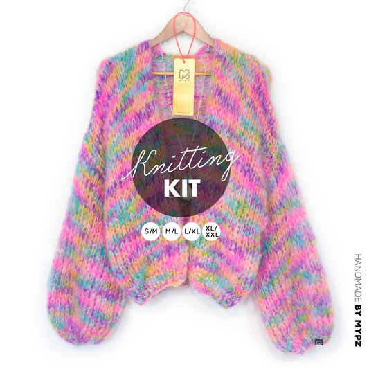 Breipakket – MYPZ Short Chunky Mohair Cardigan Maia No.15 (ENG-NL-DE)