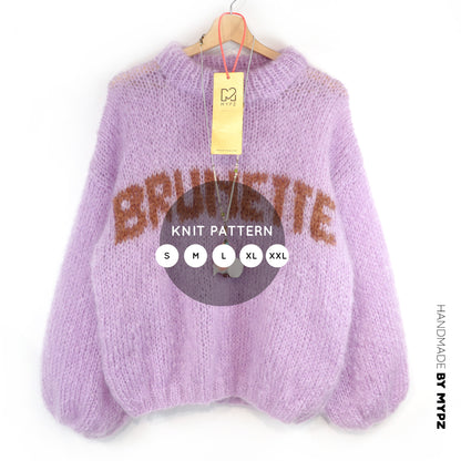 Breipatroon – MYPZ Light Mohair Pullover Brunette No8 (ENG-DE-NL)
