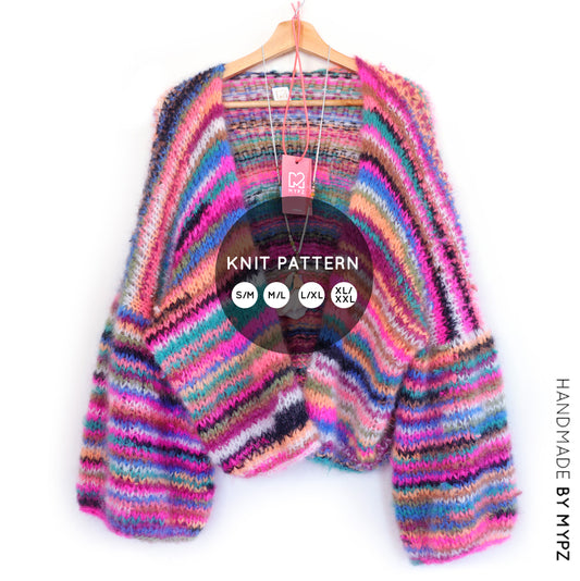 Knitting pattern – MYPZ Light Top-down Cardigan Alpha No10 (ENG-NL)