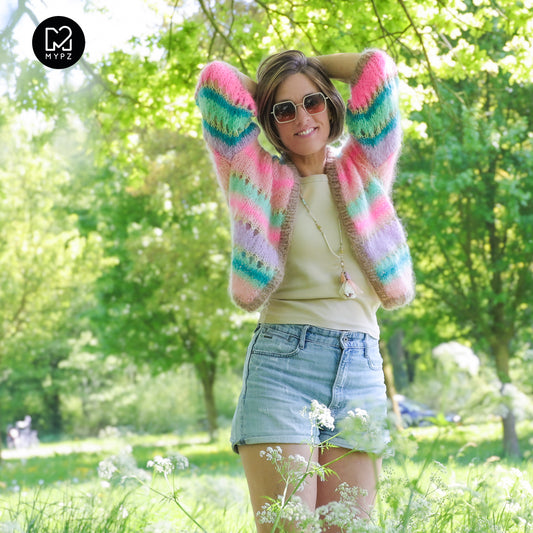 Breipakket – MYPZ Light Mohair vest Faby No10 (ENG-NL-DE)