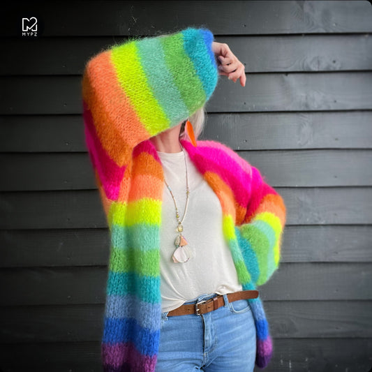 Knitting pattern – MYPZ Light Mohair Cardigan Bowie No10 (ENG-DE-NL-ES-FR-IT-DA-SV-NO)