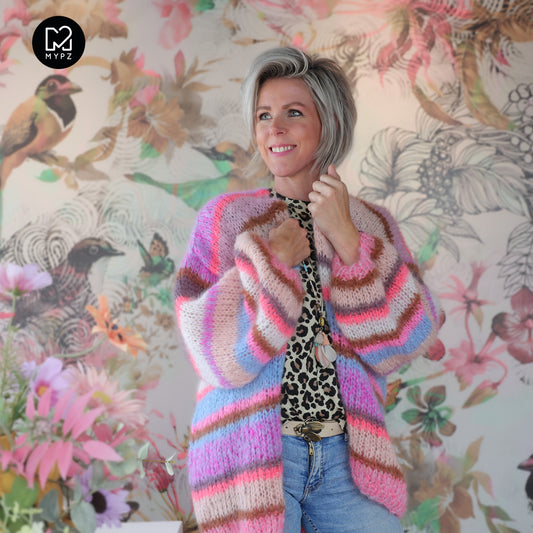 Breipakket – MYPZ Basic Light Mohair vest Coral No10 (ENG-NL)