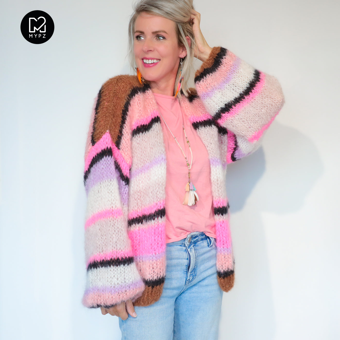 Breipakket – MYPZ Basic Light Mohair Cardigan Jeanie No10 (ENG-NL-DE)