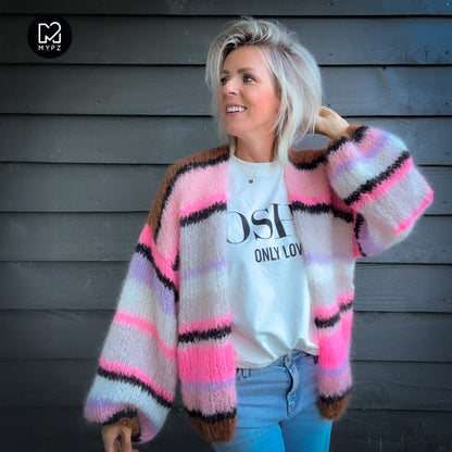 Breipakket – MYPZ Basic Light Mohair Cardigan Jeanie No10 (ENG-NL-DE)