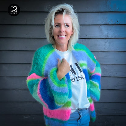 Breipakket – MYPZ Basic Light Mohair Cardigan Shamrock No10 (ENG-NL-DE)
