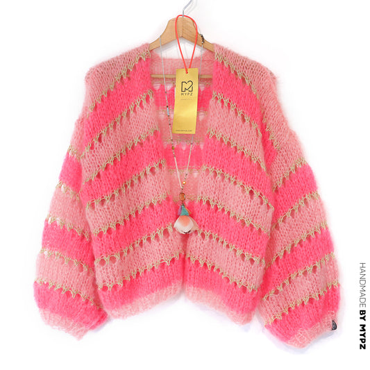Knit pattern – MYPZ Cropped Light Mohair Cardigan Summerflow No10 (ENG-DE-NL-ES-FR-IT-DA-SV-NO) 