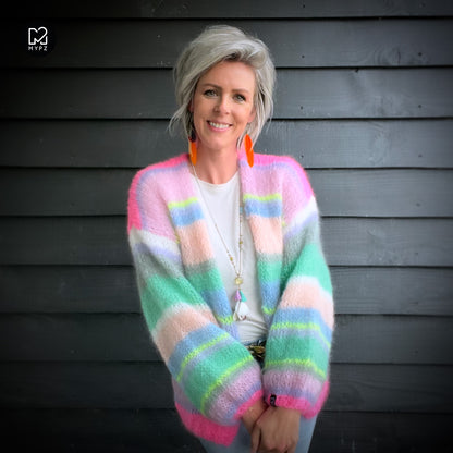 Breipakket – MYPZ Basic Light Mohair vest Helio No10 (ENG-NL)