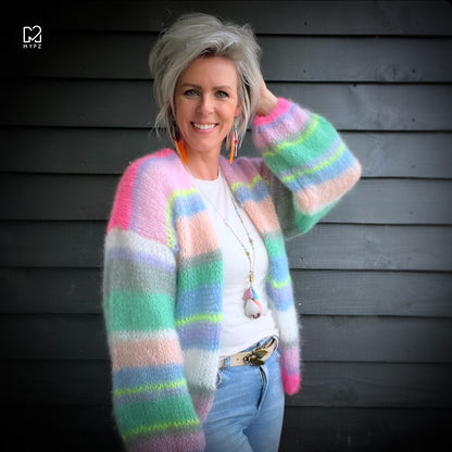 Breipakket – MYPZ Basic Light Mohair vest Helio No10 (ENG-NL)