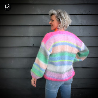 Breipakket – MYPZ Basic Light Mohair vest Helio No10 (ENG-NL)