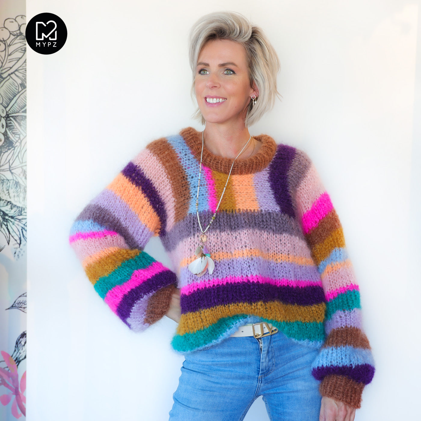 Breipakket – MYPZ Light Mohair pullover Como No9 (ENG-NL-DE)