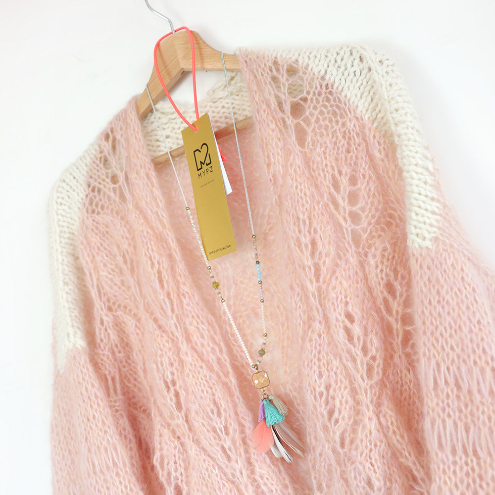 Knitting kit – MYPZ Light Mohair Cardigan Leaves No9 (ENG-NL)