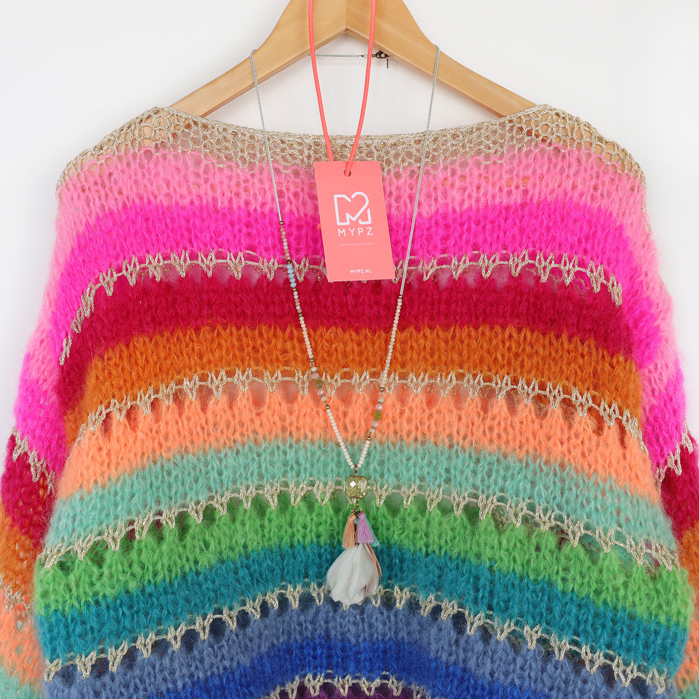 Knit pattern – MYPZ Light Mohair pullover BOWBOW No10 (ENG-NL-DE)