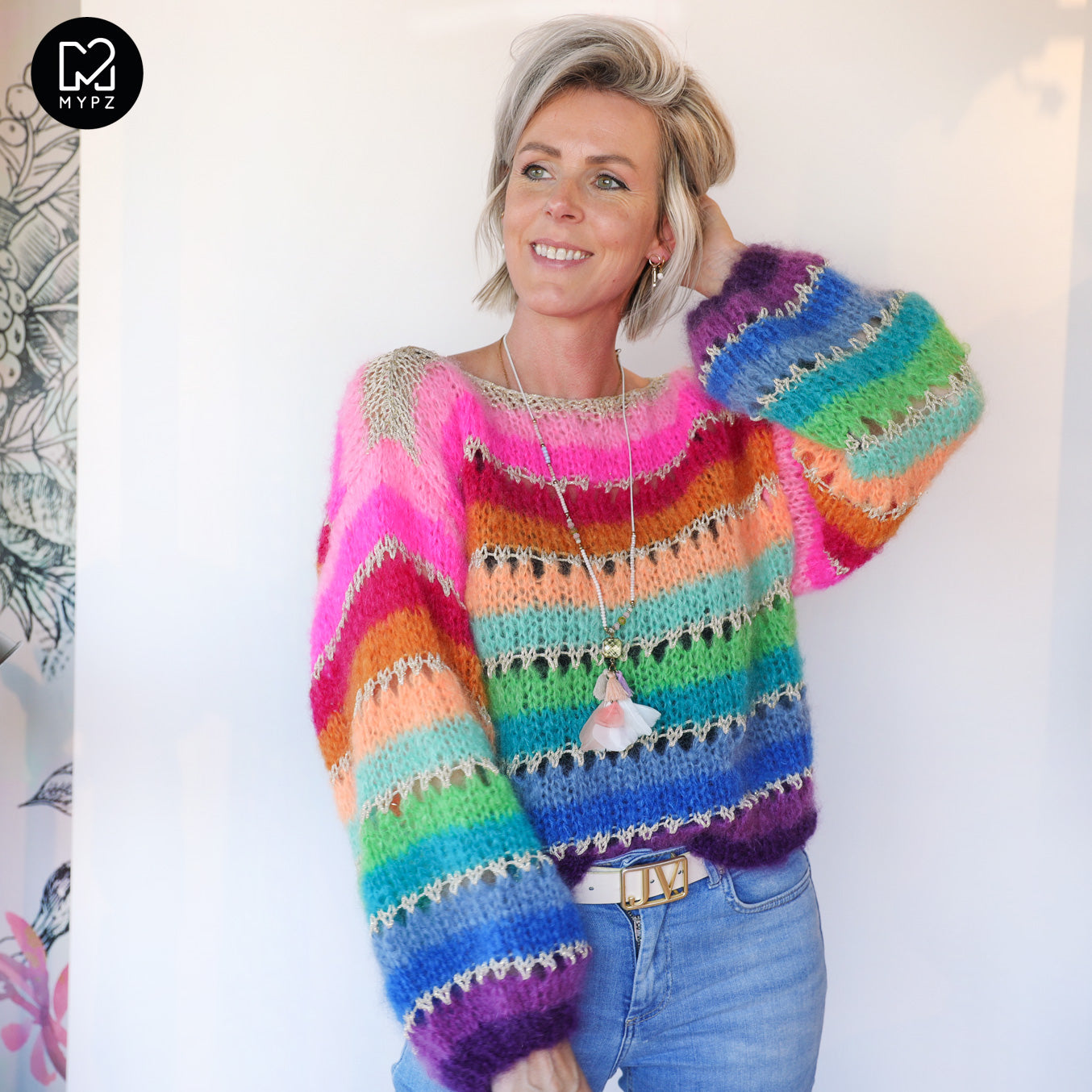 Breipakket – MYPZ Light Mohair pullover BOWBOW No10 (ENG-NL-DE)