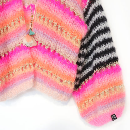 Breipakket – MYPZ Light Mohair Cardigan Pink Magic No10 (ENG-NL-DE)