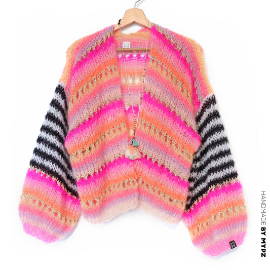 Breipakket – MYPZ Light Mohair Cardigan Pink Magic No10 (ENG-NL-DE)