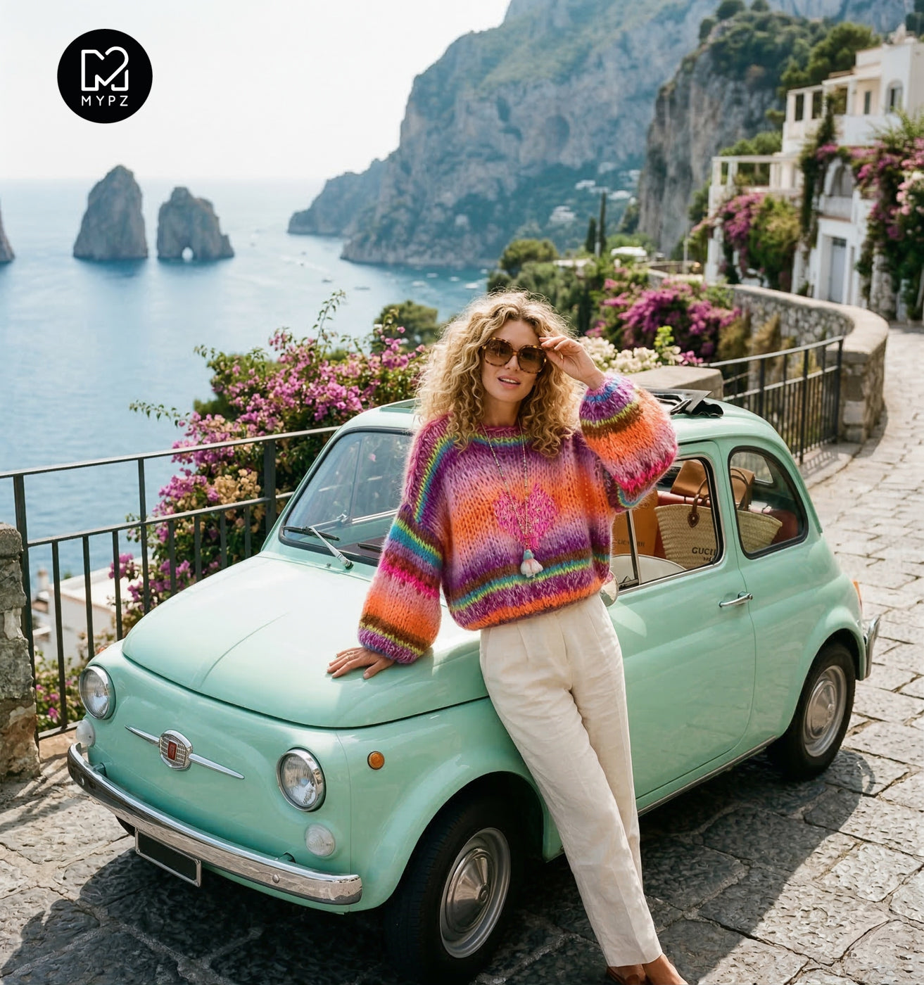 Knit pattern – MYPZ Short Chunky Pullover Neon Hearts No15 (ENG-NL-DE)