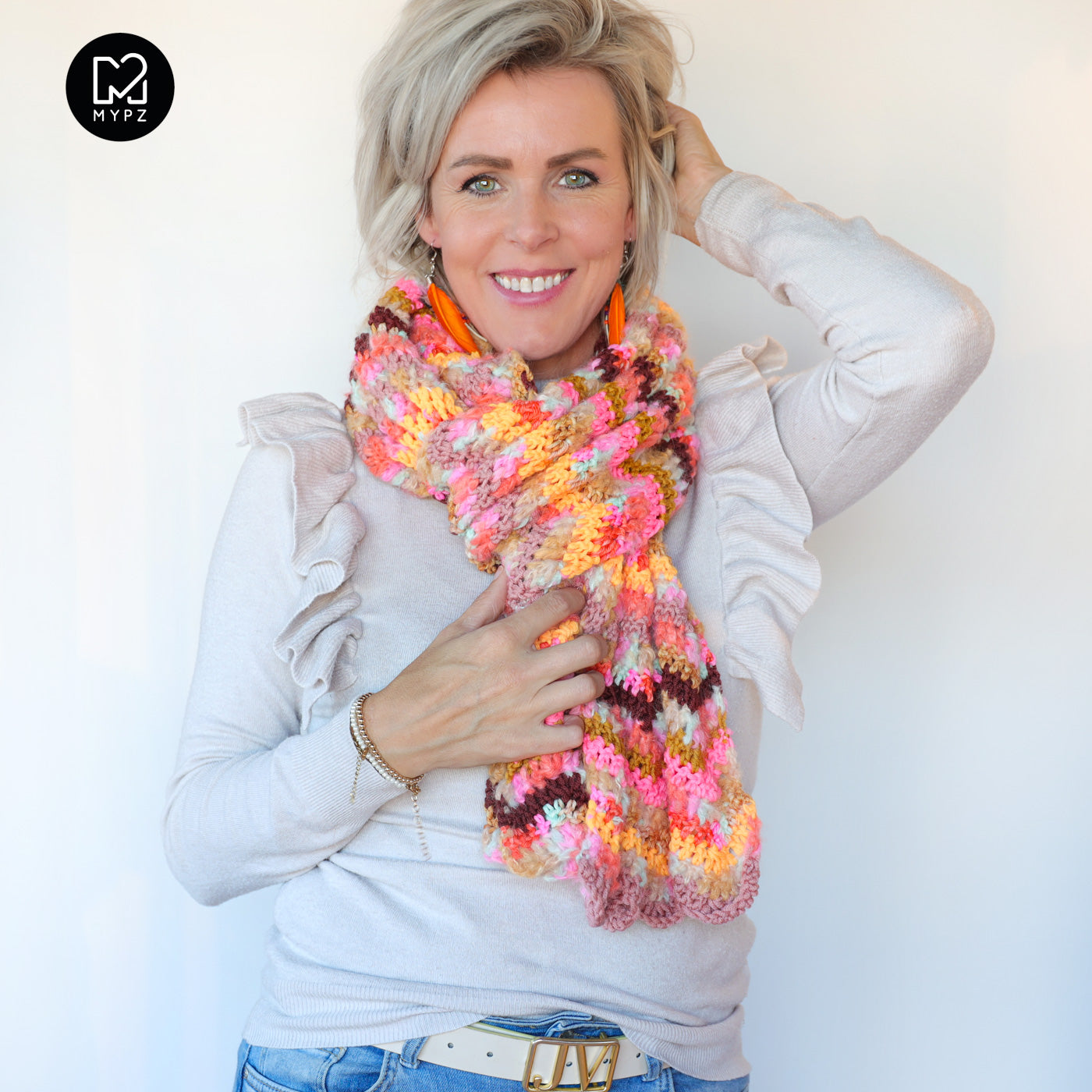 Haakpakket – MYPZ scarf Venice (ENG-NL)