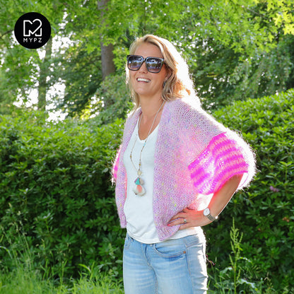 Breipakket – MYPZ short Alpaca-Mohair Vest Adorable No10 (ENG-NL)