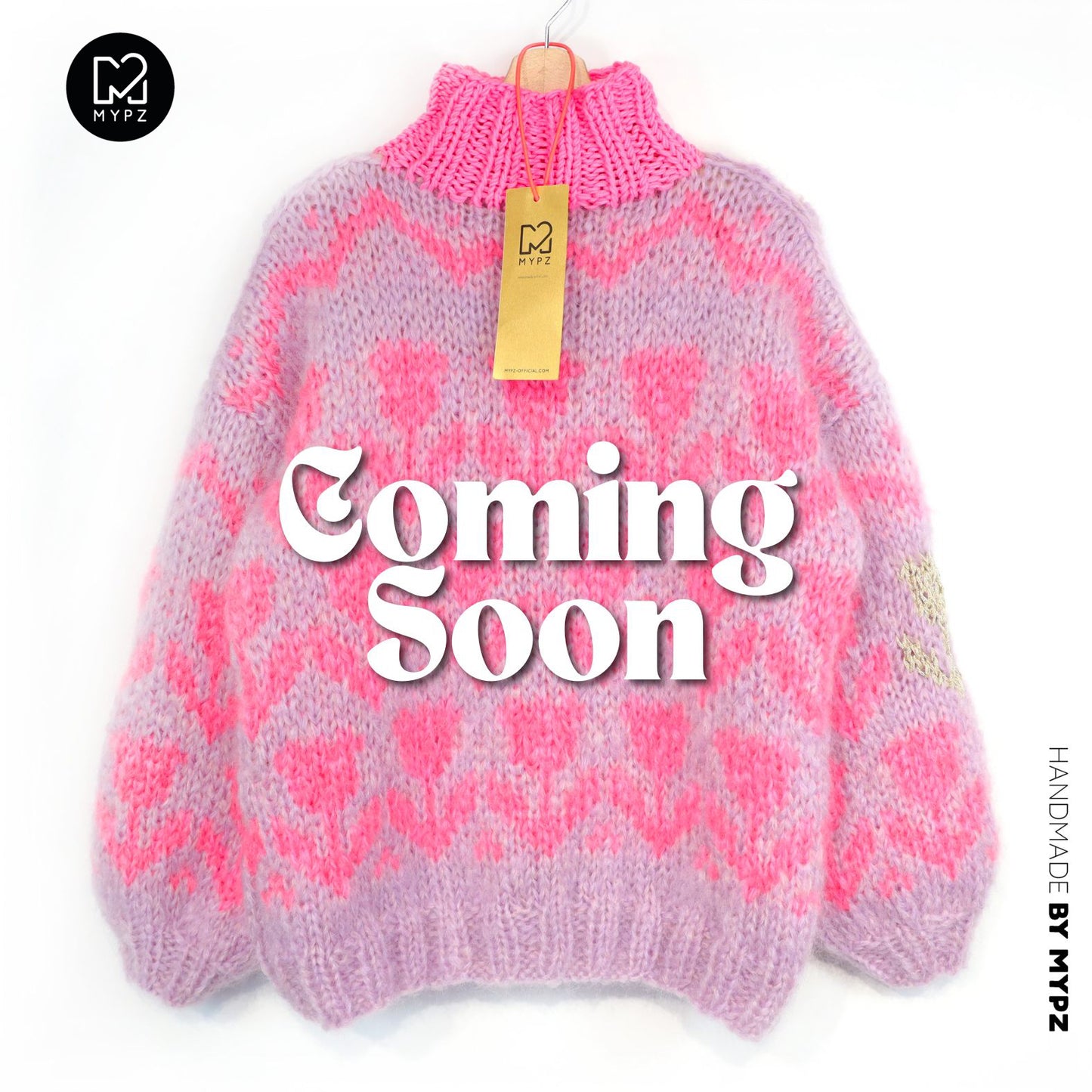 Breipakket – MYPZ Chunky Mohair Pullover Coral Tulips No.9 (ENG-NL-DE)