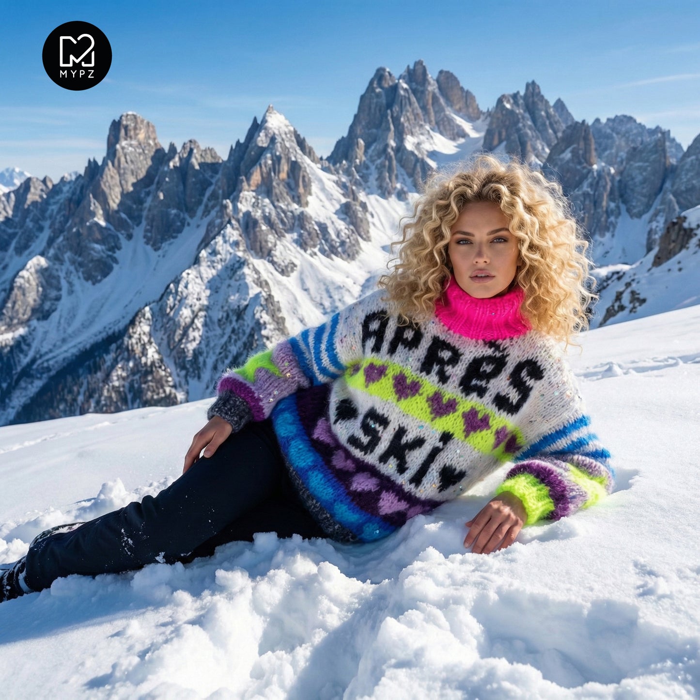 Breipakket – MYPZ Chunky Mohair trui Après Spark No.9 (ENG-NL-DE)