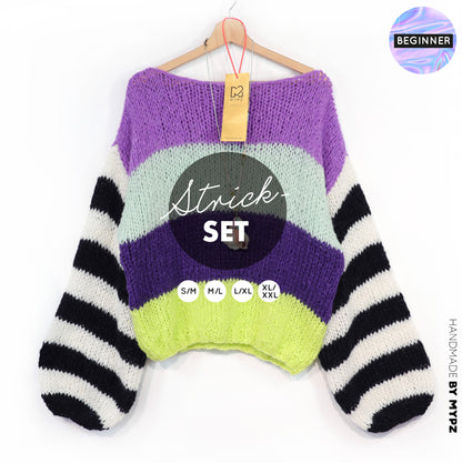 Knitting Kit – MYPZ  Light Alpaca Pullover Cloud Kiss No10 (ENG-NL-DE)