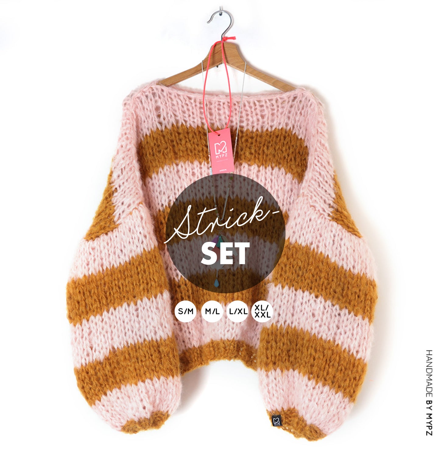 Breipakket – MYPZ Basic Chunky trui Apache No15 – Beginner (ENG-NL-FR-ES)