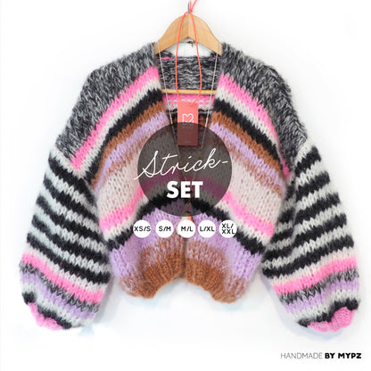 Breipakket – Kort Chunky Mohair Vest Alex No.12 (ENG-NL-DE)