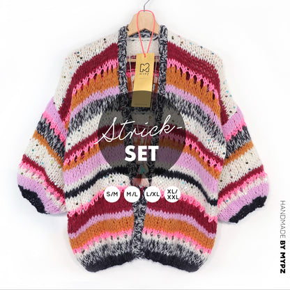 Breipakket – MYPZ Light Alpaca vest Twinkle Berry No10 (ENG-NL-DE)