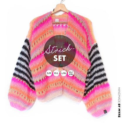 Breipakket – MYPZ Light Mohair Cardigan Pink Magic No10 (ENG-NL-DE)