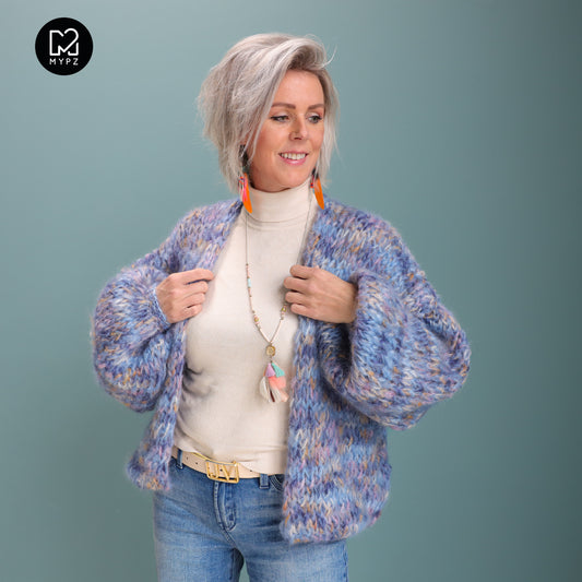 Breipakket – MYPZ kort Chunky Mohair vest Western No.15 (ENG-NL)