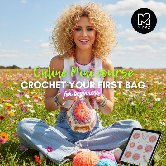 Online mini course: Crochet your own Hexagon bag