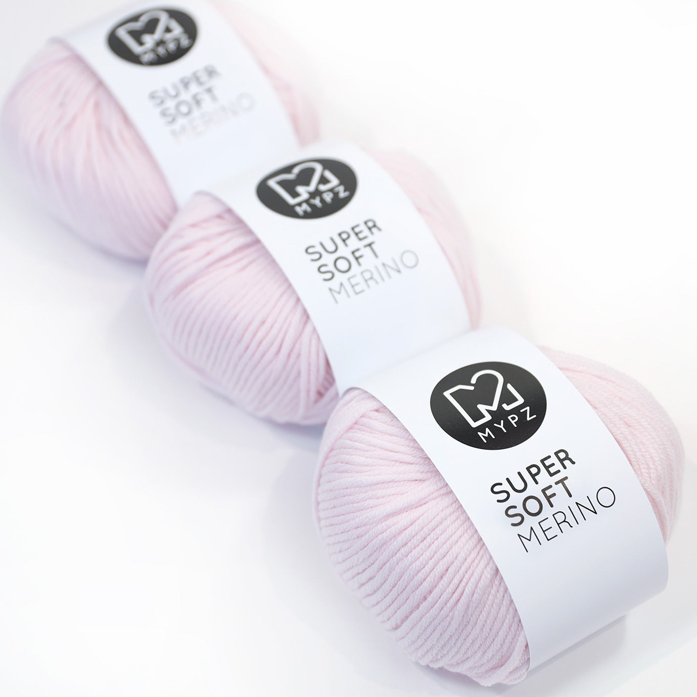 MYPZ Super Soft Merino - Powder Pink